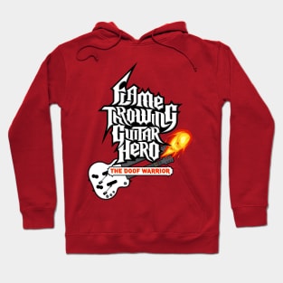 Flame Throwing Guitar Hero Hoodie